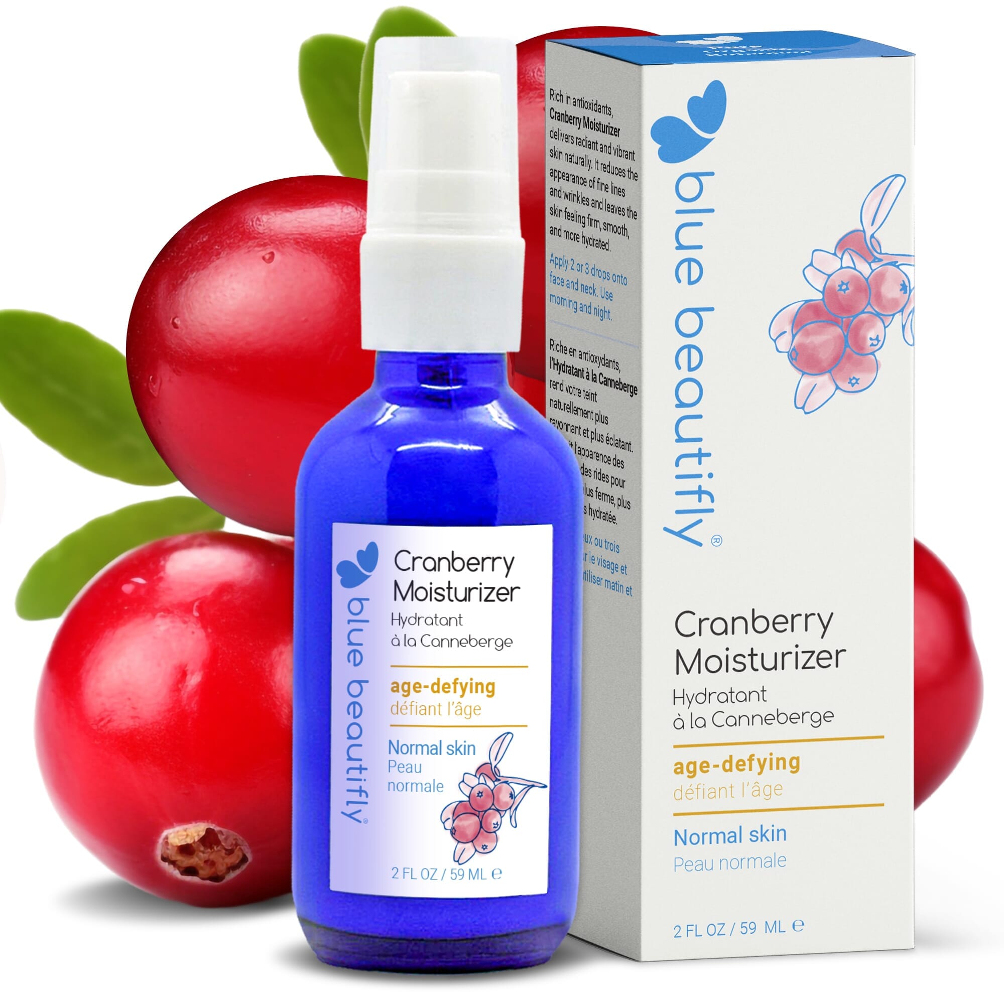 Cranberry Moisturizer Tagespflege Blue Beautifly - Genuine Selection