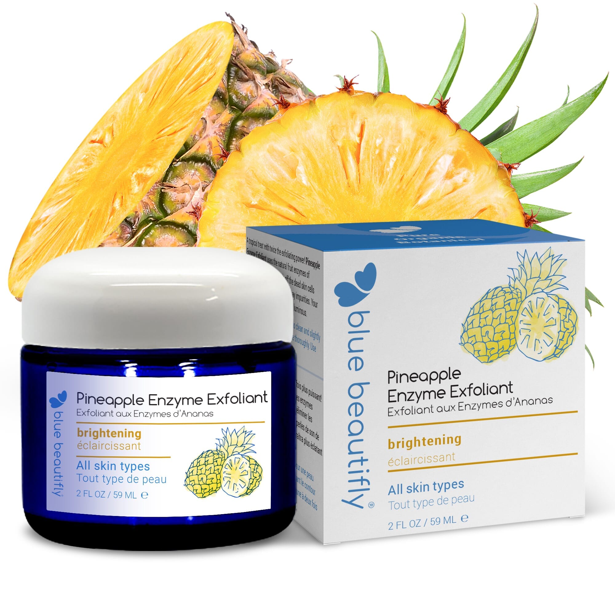 Pineapple Enzyme Exfoliant Peeling Blue Beautifly - Genuine Selection