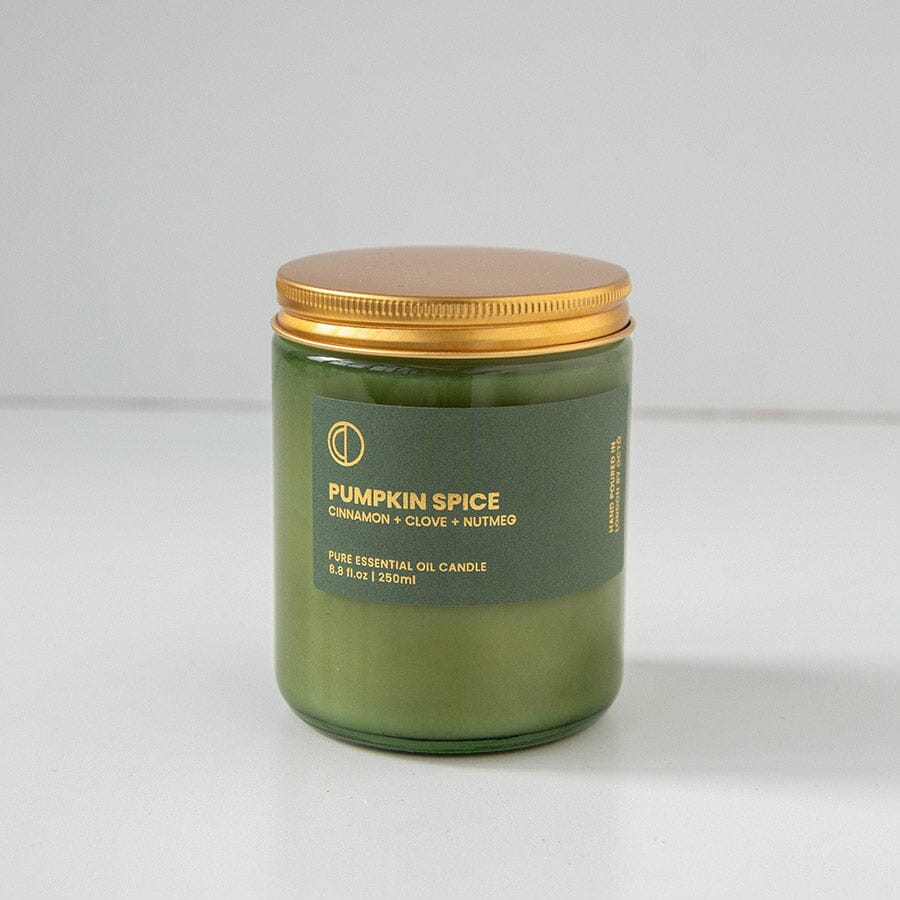 Pumpkin Spice Green Jar Candle Octo &amp; Co. - Genuine Selection