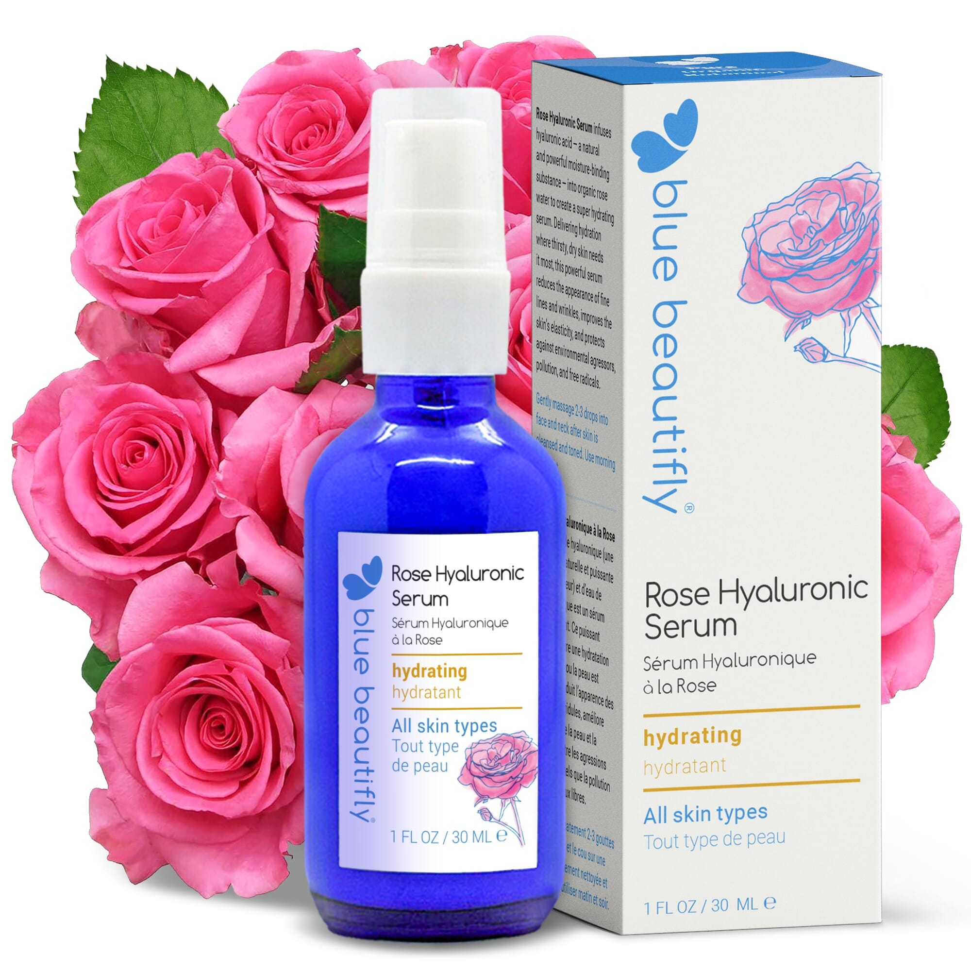 Rose Hyaluronic Serum Serum Blue Beautifly - Genuine Selection