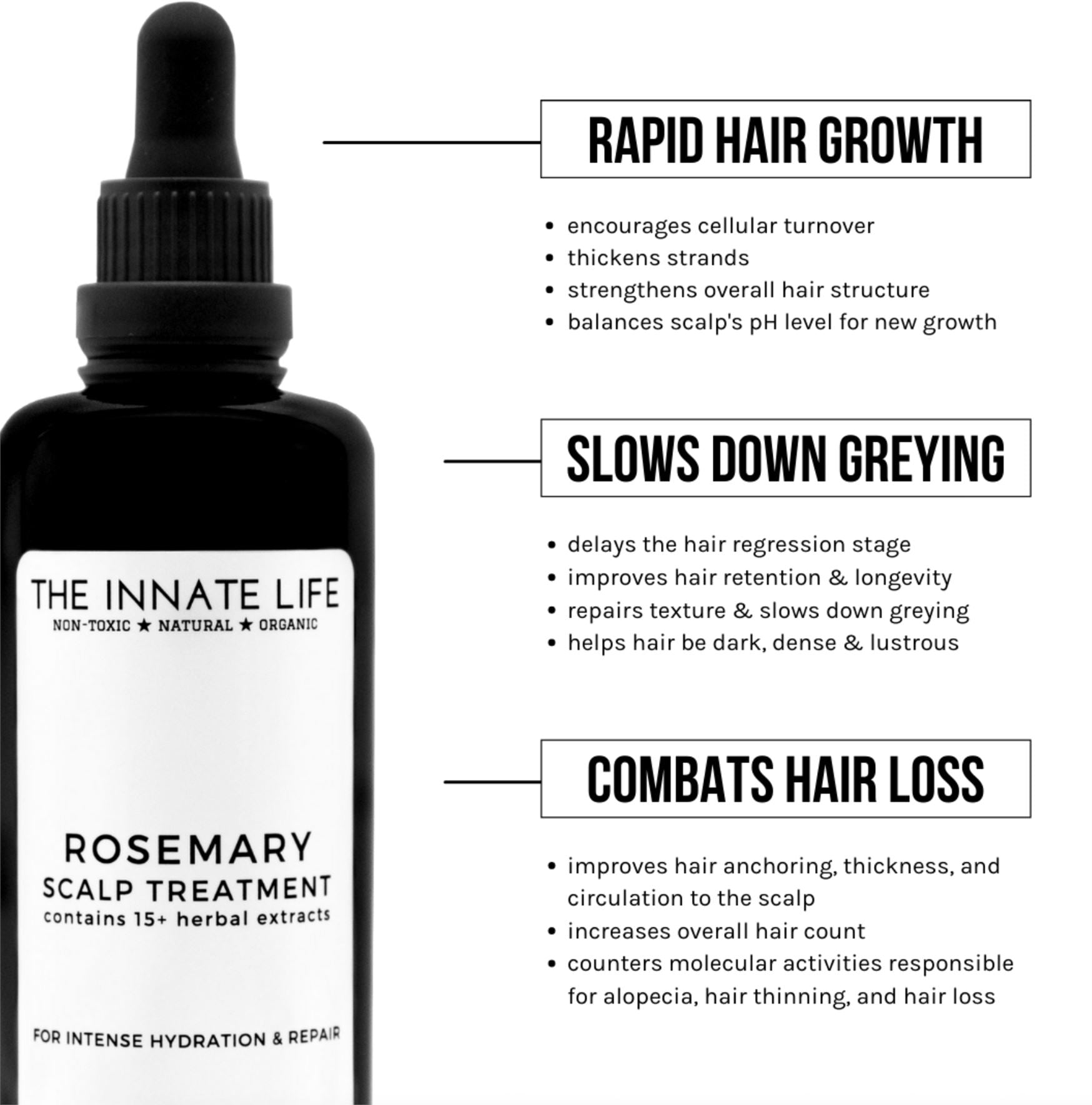 Rosemary Scalp Treatment Kopfhautpflege The Innate Life - Genuine Selection